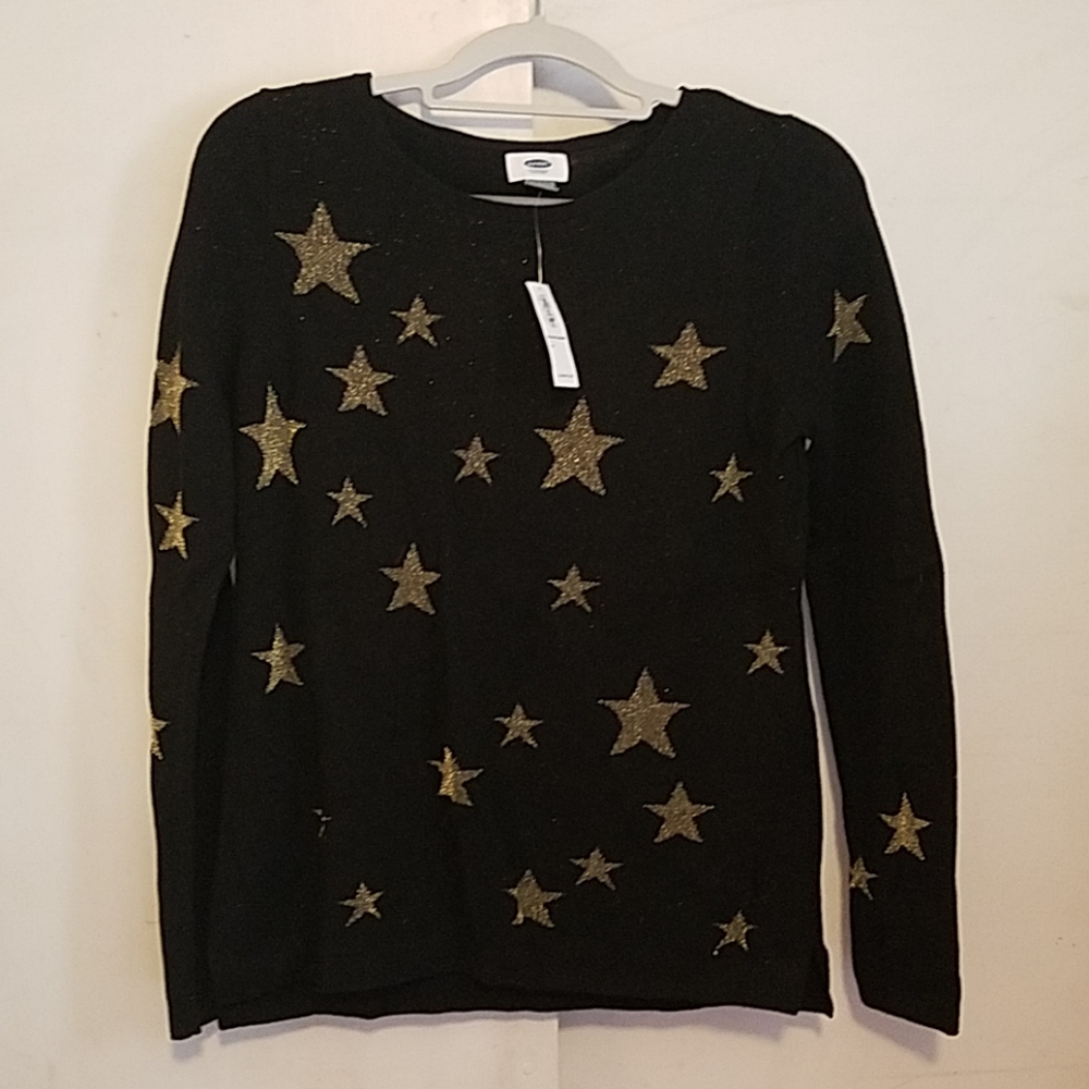Old Navy Glitter Star Sweater